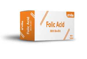 Envita Folic Acid with B6 + B12