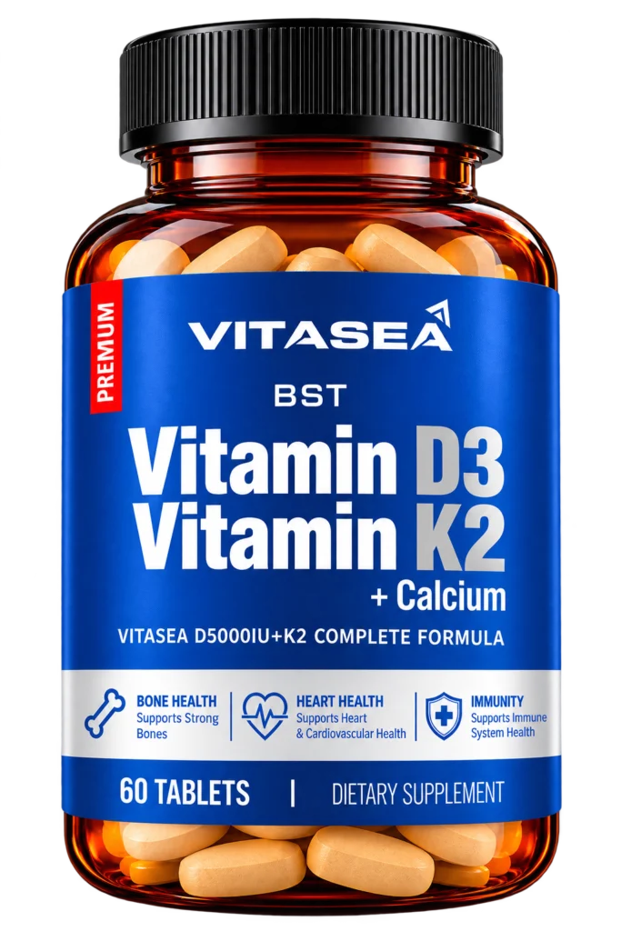 VITASEA Vitamin D3 + K2 + Calcium
