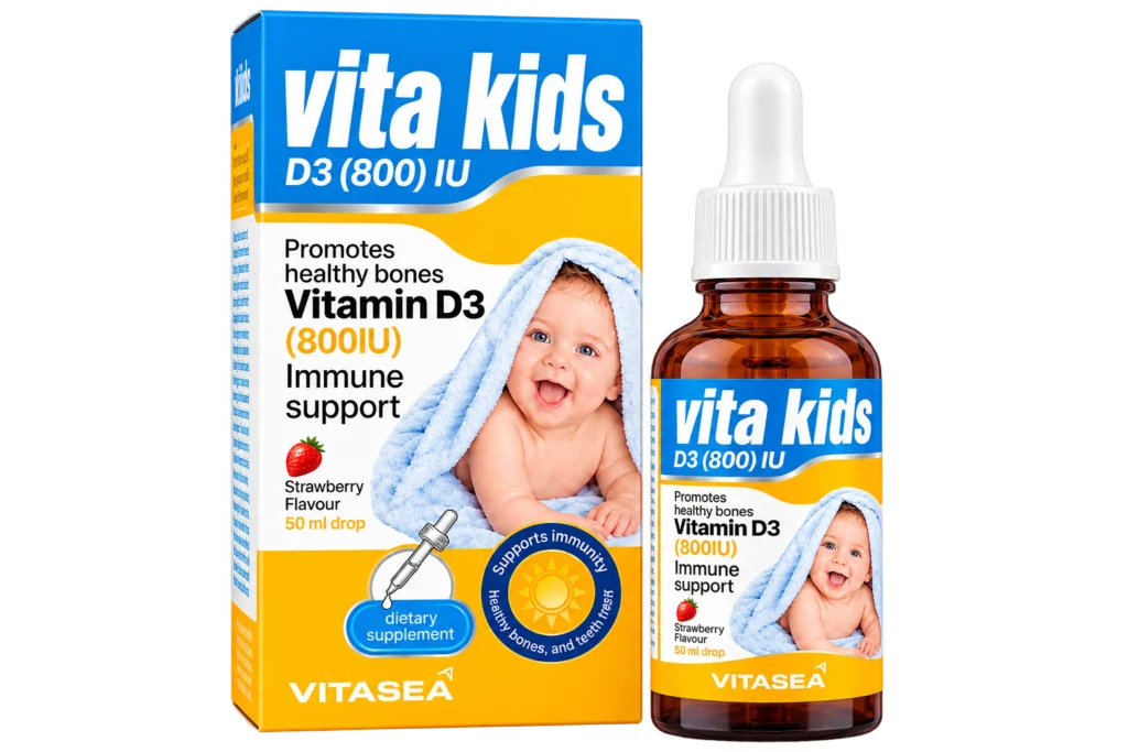 VITASEA Vita Kids Vitamin D3 800 IU Drops